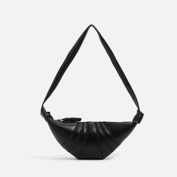 Valódi bőrből készült dumpling táska cipzárral, egy vállon átvetett crossbody, belső cipzáras zseb és ID zseb