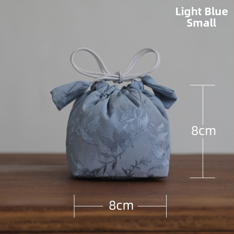 Teeseremonia aksessuaarid — linasest reisikott teekannale ja teetassidele (Uus Hiina stiil; mõõtmed 10×10×10 cm või 8×8×8 cm; pakkimine OPP)