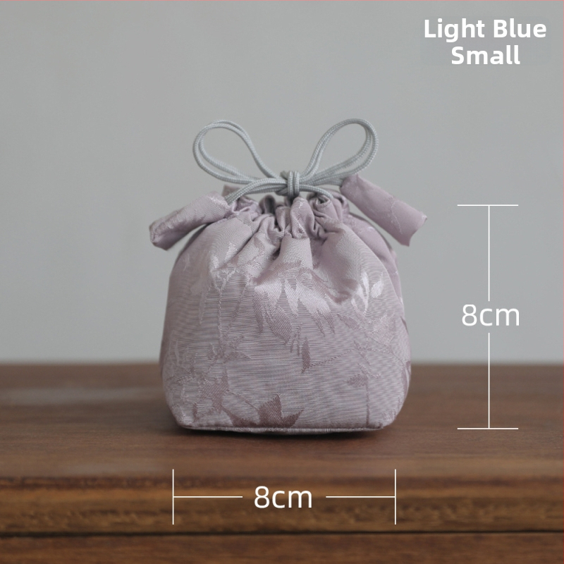 Teeseremonia aksessuaarid — linasest reisikott teekannale ja teetassidele (Uus Hiina stiil; mõõtmed 10×10×10 cm või 8×8×8 cm; pakkimine OPP)