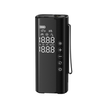 Автомобилна помпа за въздух – безжична, преносима, автоматично изключване, цифров дисплей, USB зареждане; 12V, 100W, 25 л/мин, 5–20 мин непрекъсната работа