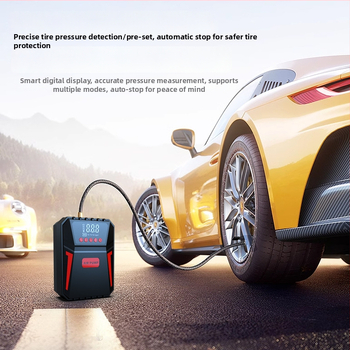 Prijenosna višefunkcionalna bežična pumpa za kućnu upotrebu, pogodna za gume automobila i bicikla, kompatibilna s električnim vozilima.
