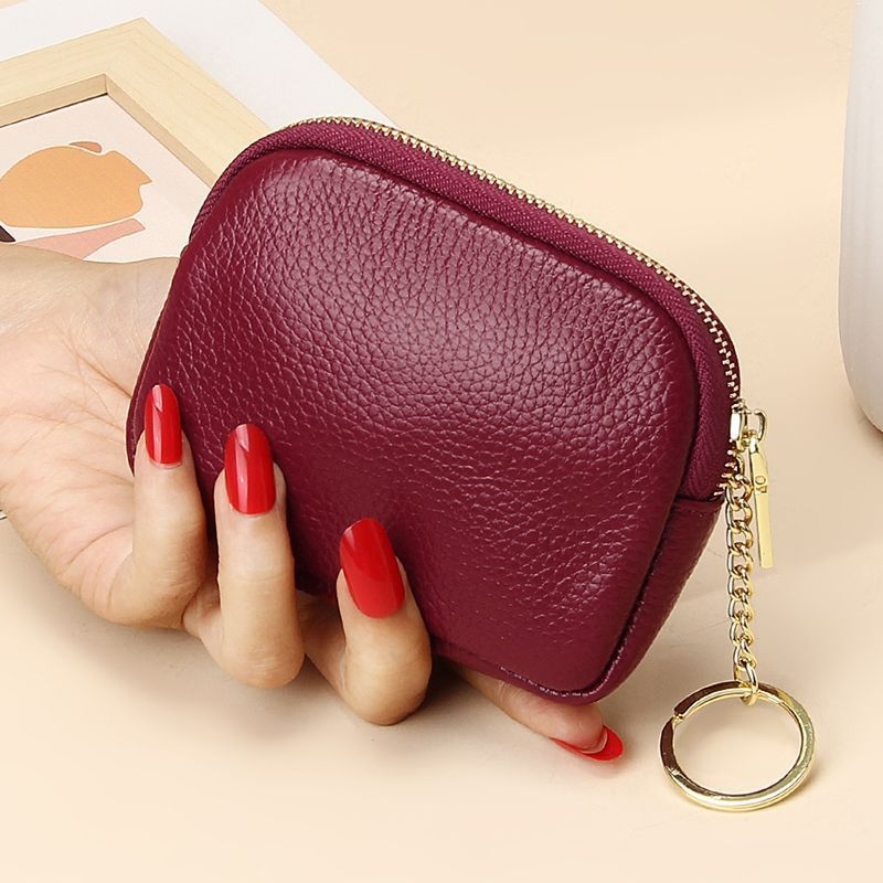 Unisex novčanik s zatvaračem za ključeve, kartice i novčiće, PU materijal, gradski minimalistički stil