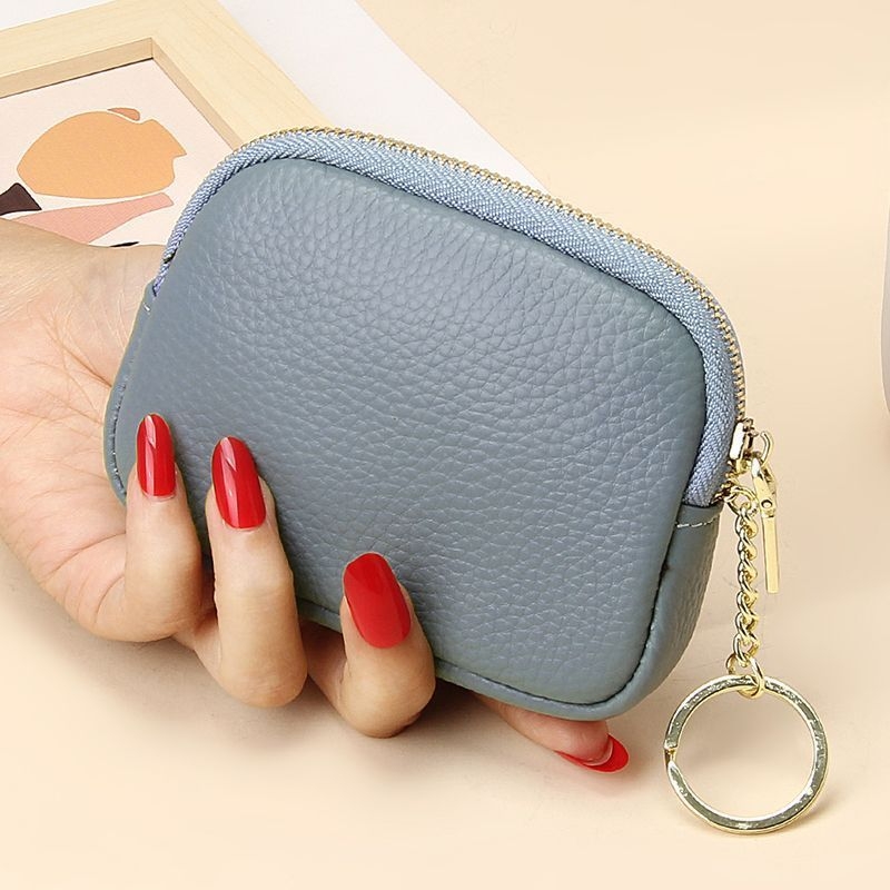 Unisex novčanik s zatvaračem za ključeve, kartice i novčiće, PU materijal, gradski minimalistički stil