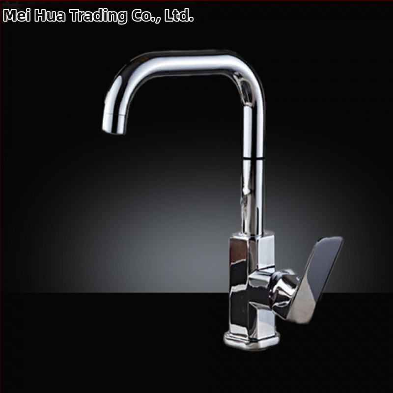 Kuchynský faucet - moderný minimalistický štýl, otváranie zdvihnutím, trojitá konštrukcia, keramický diskový ventil