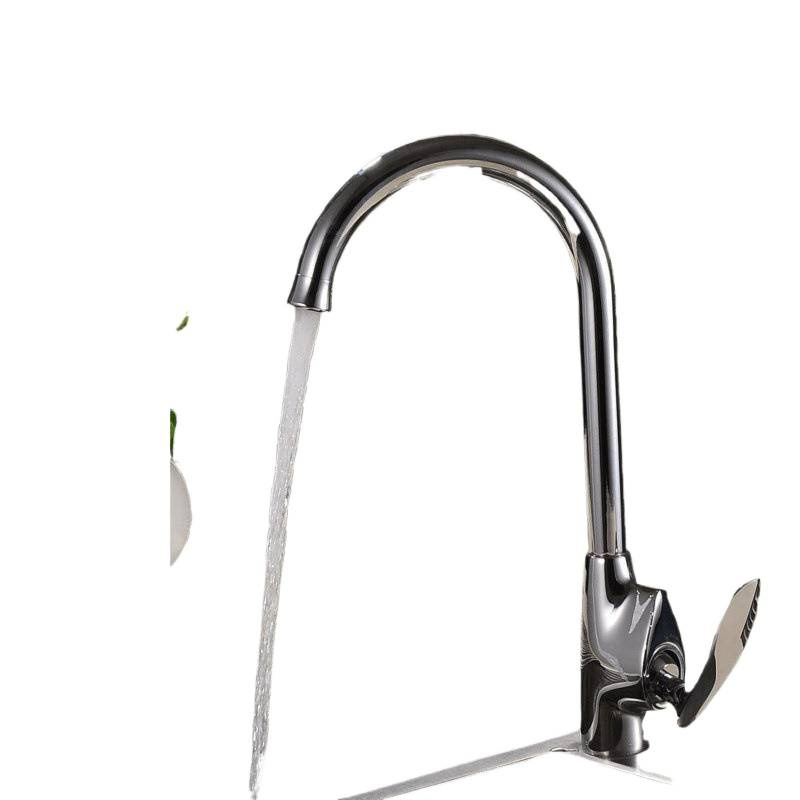 Kuchynský faucet - moderný minimalistický štýl, otváranie zdvihnutím, trojitá konštrukcia, keramický diskový ventil