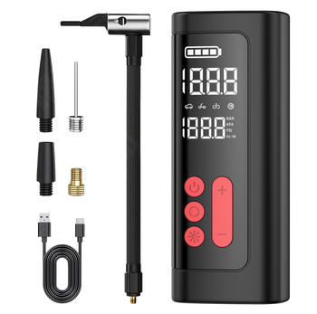 Prijenosna USB napajana pumpa za auto s digitalnim zaslonom (12V, 80W, 25 L/min)