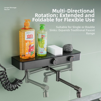 Nástenný kuchynský kohútik z meďe, keramický disk s ventilom, 0–90°C, normálny tlak