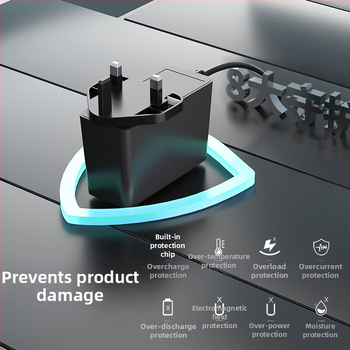 24W-os függőleges falra illeszthető tápegység dupla kimenettel 12V2A és 24V1A, UKCA-kompatibilis, 135 g
