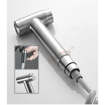 Kuhinjski faucet s 360° rotacijom, jednoručni, nehrđajući čelik, keramički kartridž, model SK-8634