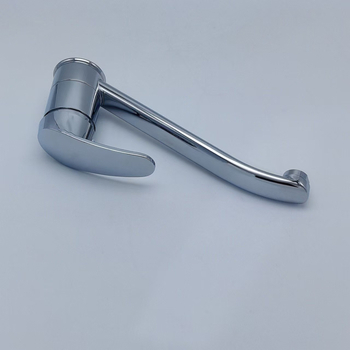 Robinet de bucătărie cu un singur mâner, cioc lung în formă de potcoavă, apă caldă/rece, corp din aliaj de zinc, nucleu ceramic al ventilului, model 8111, presiune nominală 1.0 MPa, interval de temperatură 0–90°C