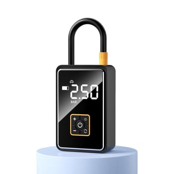 Pompa de aer portabilă pentru mașină cu afișaj digital - 12V, 100W, 25 L/min, 450 g