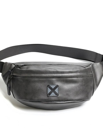 Pánska hrudná taška – mestský jednoduchý štýl, PU materiál, vodeodolná, značka Eaton Wig