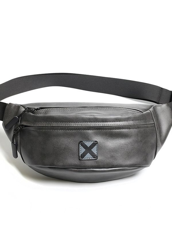 Pánska hrudná taška – mestský jednoduchý štýl, PU materiál, vodeodolná, značka Eaton Wig