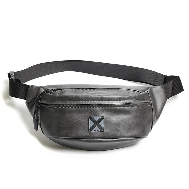 Pánska hrudná taška – mestský jednoduchý štýl, PU materiál, vodeodolná, značka Eaton Wig