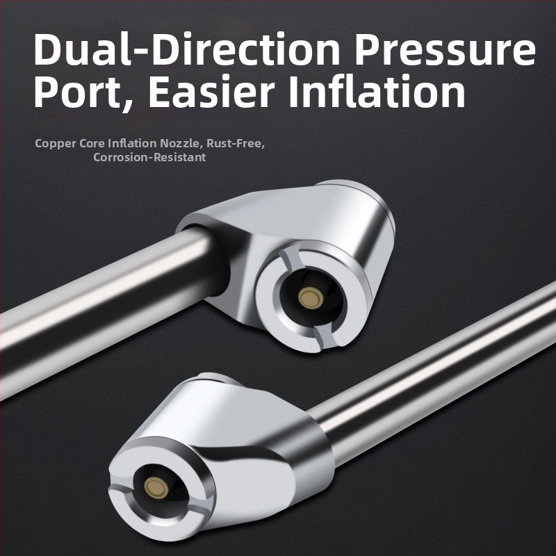 Vysoko presný tlakomer na automobilové pneumatiky s oceľovým telom, rozsah tlaku 0–16 kg, presnosť 0,02, displej s viacerými jednotkami