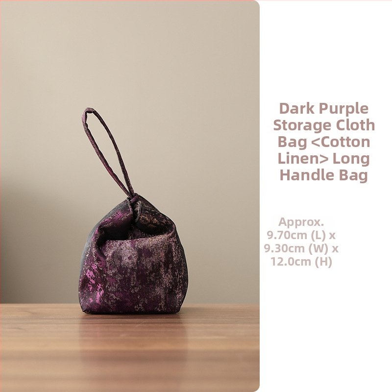 Artisan Audinio Arbatos Ceremonijos Saugojimo Maišas – Nešiojamas Arbatos Rinkinys Organizatorius arbatinukui ir arbatiniams puodeliams, Pakuotė Kartoninėje dėžutėje