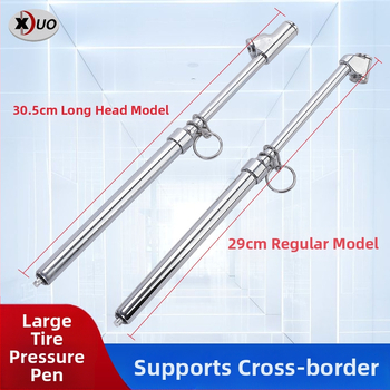 Automašīnas riepu spiediena manometrs no nerūsējoša tērauda, spiediena diapazons 150–160 PSI, precizitāte ±2 PSI, daudzvienību displejs, svars 174 g