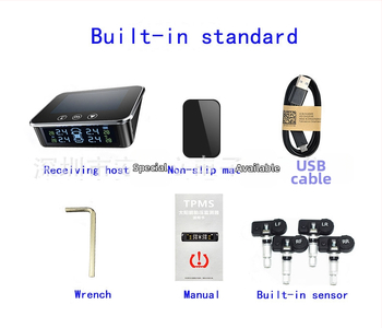 Saulės energijos belaidė TPMS skirtas automobiliams, RV ir SUV – skaitmeninis kompaktiškas padangų slėgio matuoklis, 0–8 bar diapazonas, aukšta tikslumas