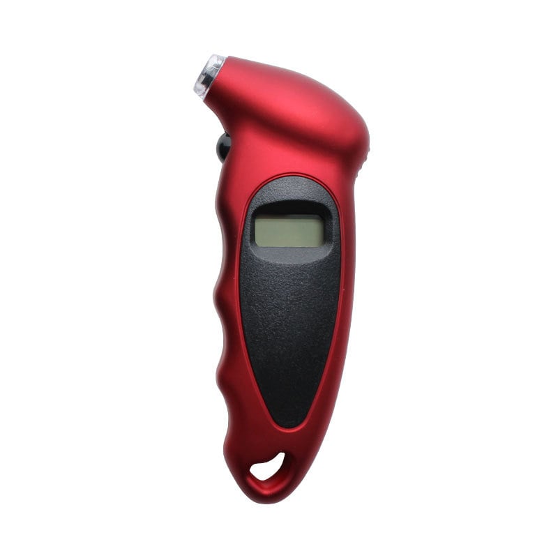 Дигитален манометър за автомобилни гуми с електронен дисплей, диапазон 0-150 psi, точност ±1,5 psi, захранван от батерия AG13, ABS корпус