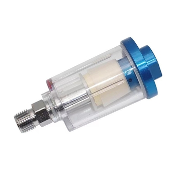 Pneimatiskā smidzināšanas pistoles piederums — eļļas un ūdens atdalītājs, gaisa filtrs, gaisa spiediena manometrs