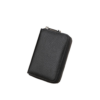 Unisex PU držač kartica s RFID zaštitom, ultra-tanki, velik kapacitet, gradski minimalistički dizajn