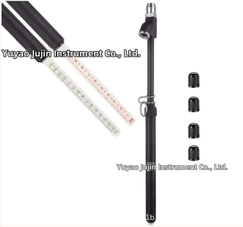 Matēts kravas auto riepu spiediena mērinstruments komplekts — pildspalvas stila mērinstruments, diapazons 0–150 psi, precizitāte 2 psi, Jujin, materiāls cinka sakausējums/nerūsējošais tērauds/ABS