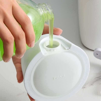 Plastični dozator sapuna s ručnim pritiskanjem za kuhinjski sudoper