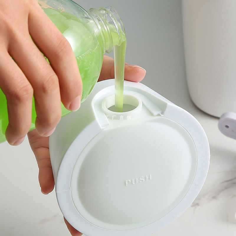 Plastični dozator sapuna s ručnim pritiskanjem za kuhinjski sudoper