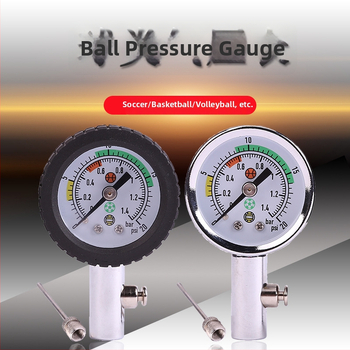 Manometru pentru arbitri de baschet, fotbal și volei – corp metalic cu husă din piele (instrument de antrenament)