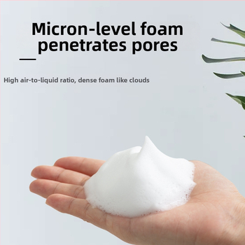 Peni dávkovač mydla – ručné stlačenie, ABS+PETG, vstrekovacie formovanie, moderný minimalistický štýl, hmotnosť 0.5
