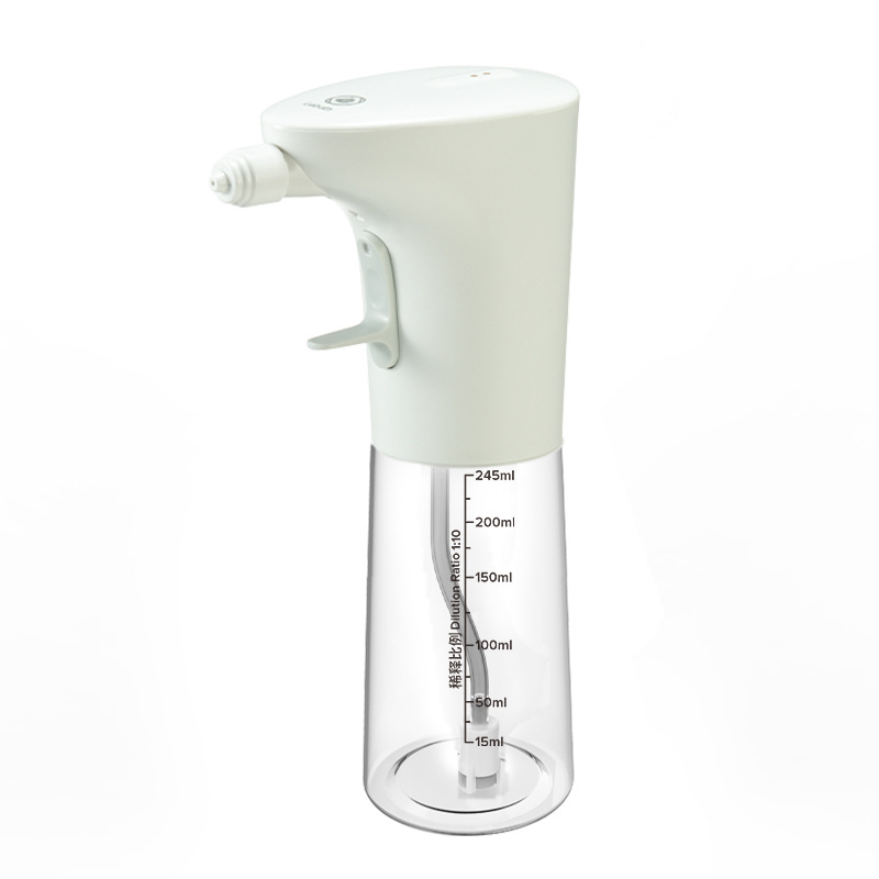 Δοχείο αφρού σαπουνιού με χειροκίνητη πίεση, ABS+PETG, έγχυση με χύτευση, μοντέρνος μινιμαλιστικός σχεδιασμός, βάρος 0.5