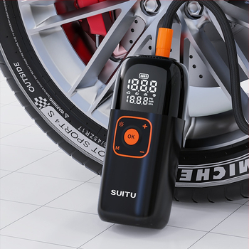 Shunwei prijenosna bežična pumpa za automobil s digitalnim zaslonom, USB-C punjenje, 11.1V, 80W, 25 L/min