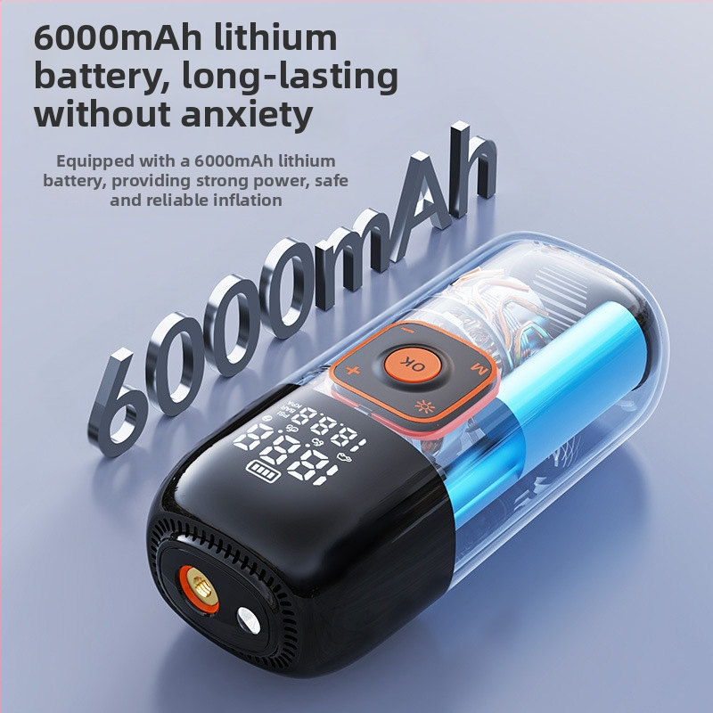 Shunwei prijenosna bežična pumpa za automobil s digitalnim zaslonom, USB-C punjenje, 11.1V, 80W, 25 L/min