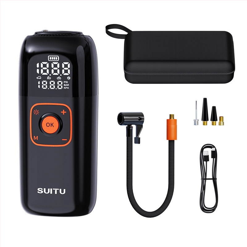 Shunwei prijenosna bežična pumpa za automobil s digitalnim zaslonom, USB-C punjenje, 11.1V, 80W, 25 L/min