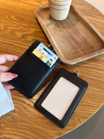 Moterų kaklo kortelių laikiklis iš tikros odos – apsauga nuo vagysčių, gatvės stilius, Depurny, 2025 m. pavasaris