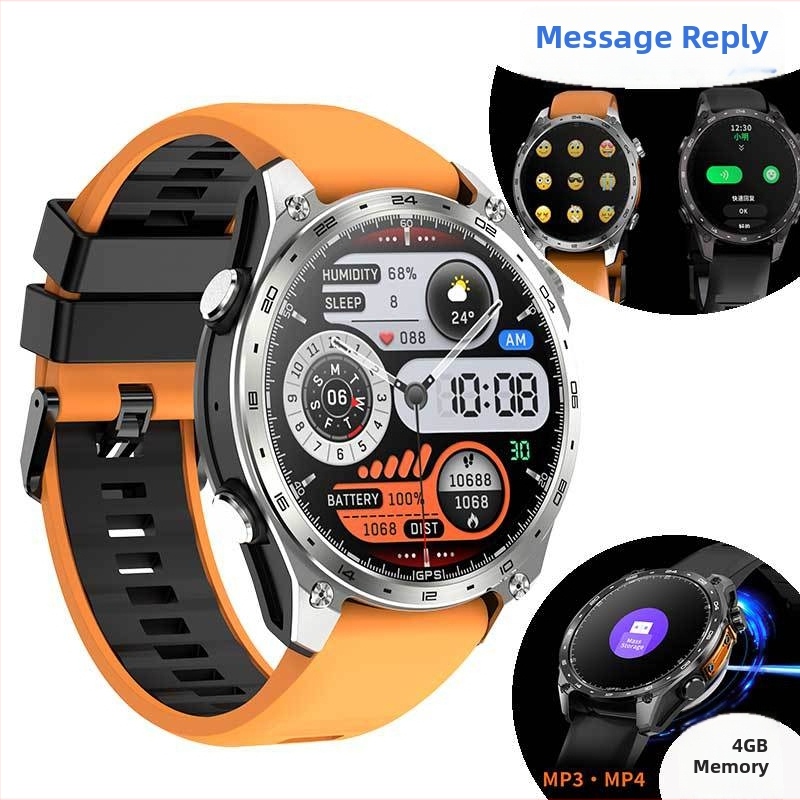 GPS смарт часовник с офлайн карти, барометричен висотомер и компас, водоустойчив до 30 м