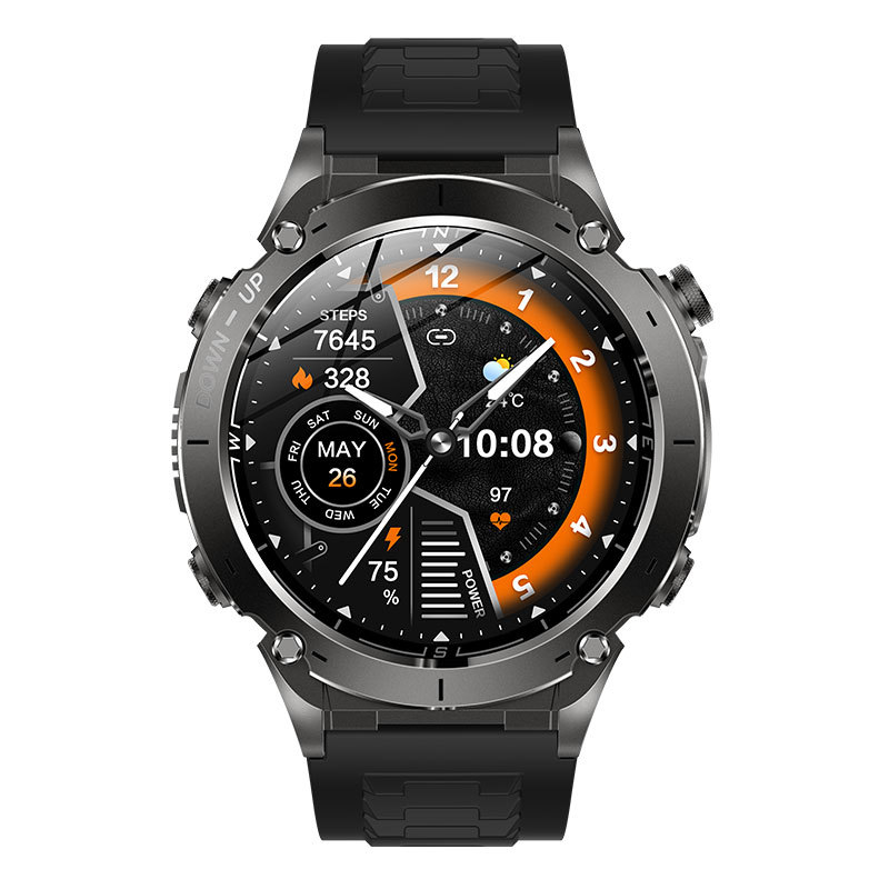 GPS спортен смарт часовник с барометър, алтиметър и компас, AMOLED дисплей