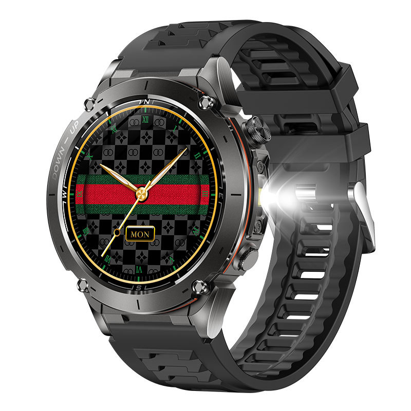 GPS спортен смарт часовник с барометър, алтиметър и компас, AMOLED дисплей