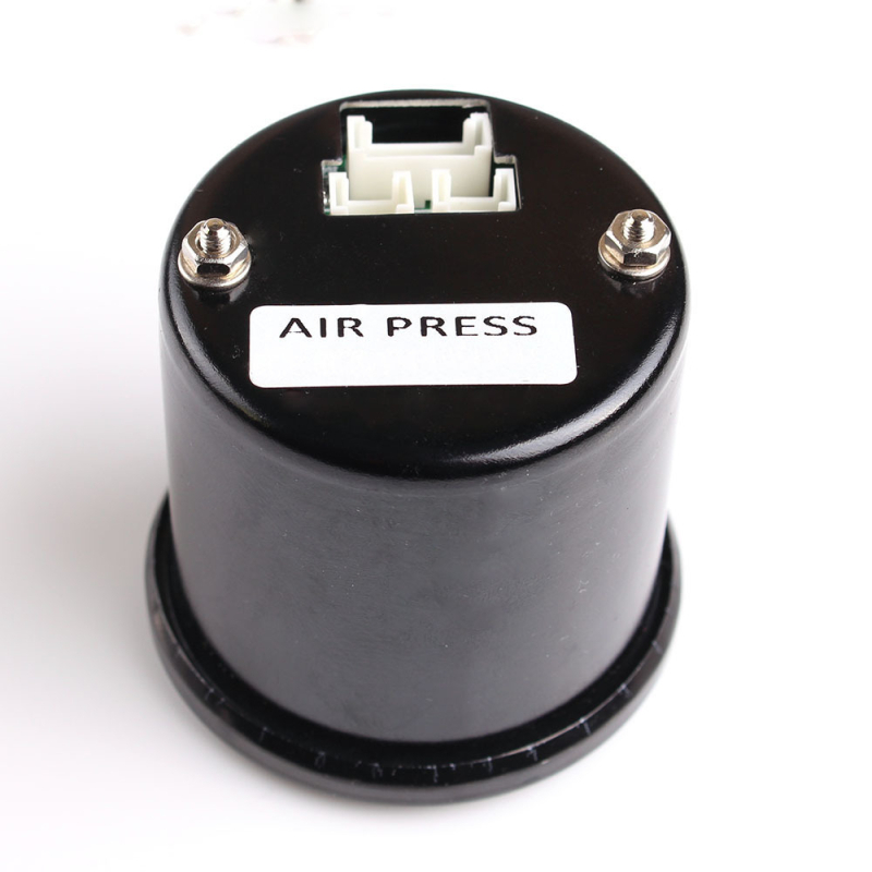 LED kijelzős levegőnyomásmérő autóhoz, AIR Press 2, 12V, alumínium-plasztik ház, BAR skála