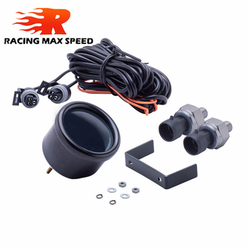 APM-02 LED-kijelzős autónyomásmérő, alumínium-műanyag ház, 12V, tartomány 0-15 bar (220 psi)