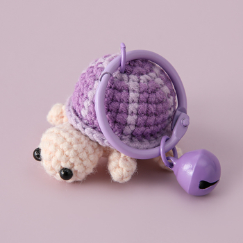 Pandantiv pentru chei, croșetă manuală din lână, Natural Litchi, stil drăguț, 13 g