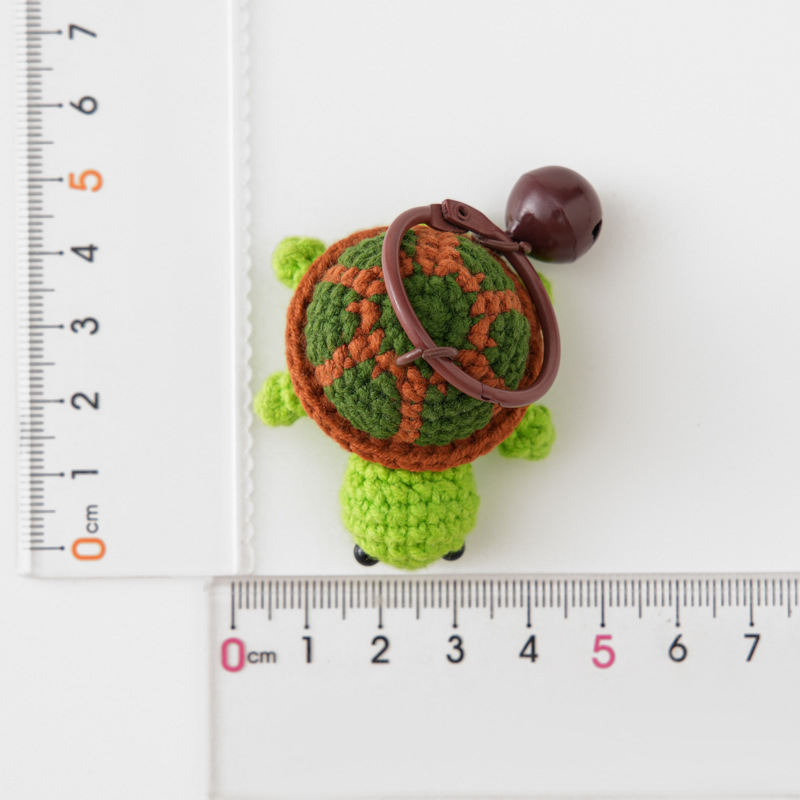 Pandantiv pentru chei, croșetă manuală din lână, Natural Litchi, stil drăguț, 13 g