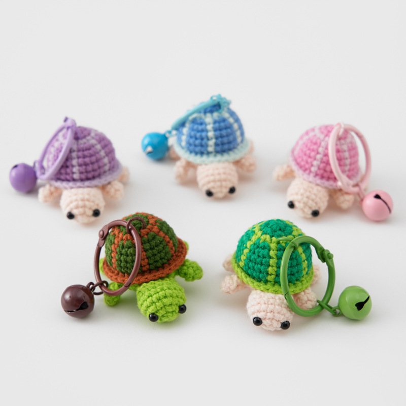 Pandantiv pentru chei, croșetă manuală din lână, Natural Litchi, stil drăguț, 13 g