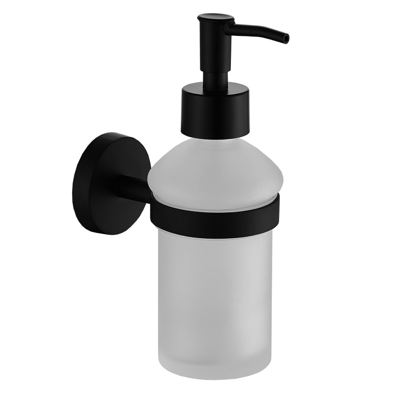 Sieninis muilo dozatorius iš nerūdijančio plieno, rankinis spaudimas, svoris 120