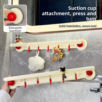 Siurbimo laikiklis rankšluosčiams ant sienos – plastikinis, be gręžimo, 200 vnt dėžutėje