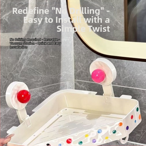 Rohový stenu skladacia polička s prisavkou — plast, vstrekované formovanie, model 11112, nosnosť 1.5, 1 vrstva