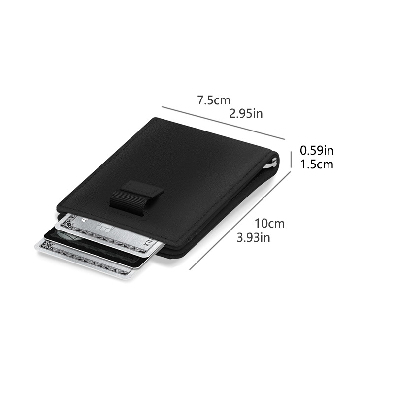 YX RFID anti-krađa muški kartični novčanik — materijal: super vlakna, podstava: super vlakna, marka: YX, funkcija: anti-theft