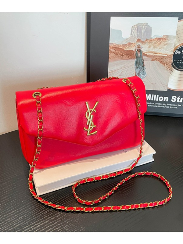 PU bőrhatású váll- és crossbody táska, horizontális négyszögletes formájú, fedett nyitású, belső zipzáros zsebbel