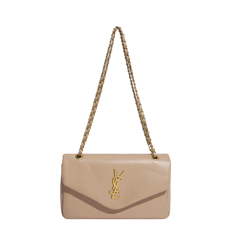 PU bőrhatású váll- és crossbody táska, horizontális négyszögletes formájú, fedett nyitású, belső zipzáros zsebbel