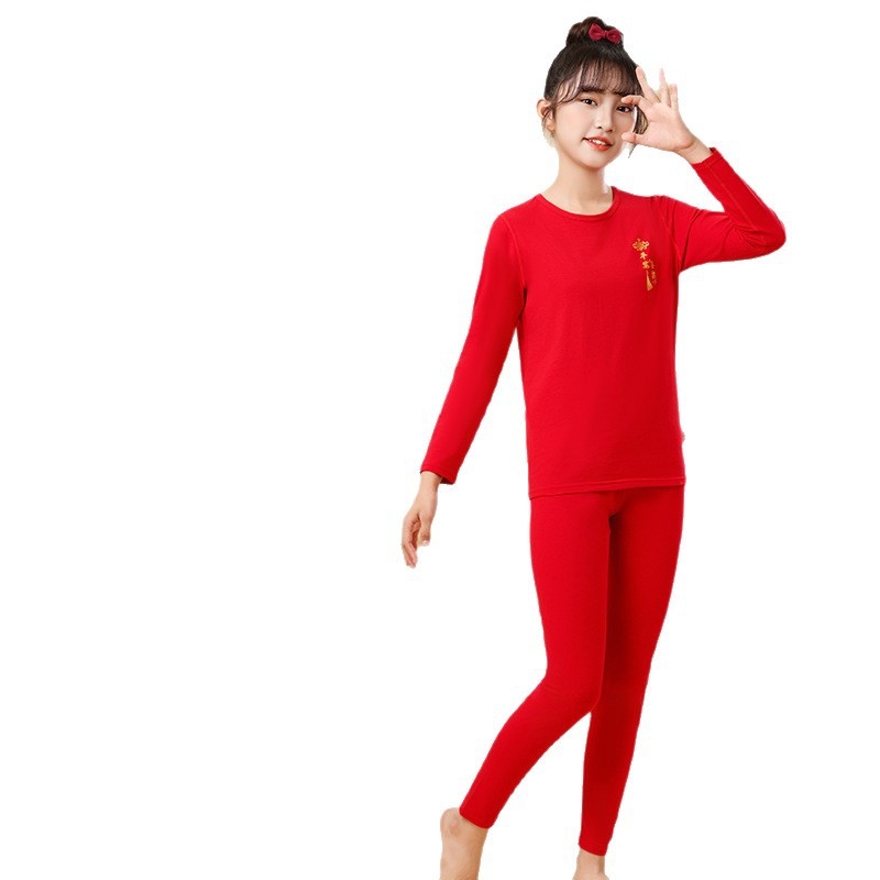 Bērnu kokvilnas termo apakšveļas komplekts, universāls, plāns, pamata slānis ziemai un rudenim